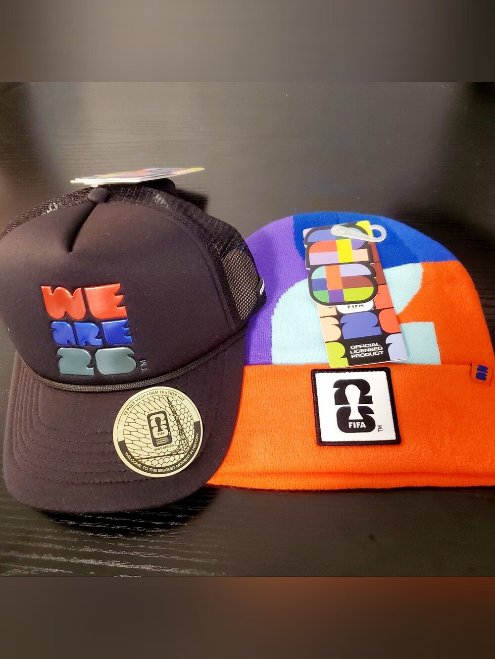 FIFA World Cup Trucker Hat & Beanie Set NWT